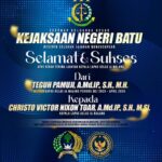 Segenap Keluarga Besar Kejaksaan Negeri Batu mengucapkan Selamat dan Sukses atas serah terima ja