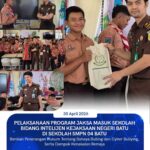PROGRAM JAKSA MASUK SEKOLAH (JMS) KEJAKSAAN NEGERI BATU, BERIKAN PENERANGAN HUKUM DI SMP NEGERI (2)