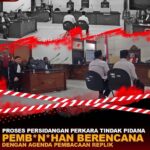 PROSES PERSIDANGAN TINDAK PIDANA DALAM PERKARA PMBNUHAN BERENCANA, DENGAN AGENDA SIDANG PEMBACAA (1)
